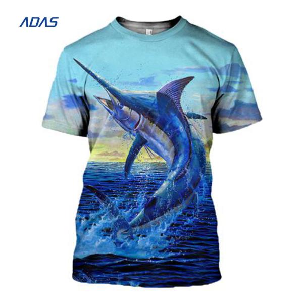 Quick Dry Fishing Bulk Sublimation Shirts Blank Breathable Polyester Jersey 160g