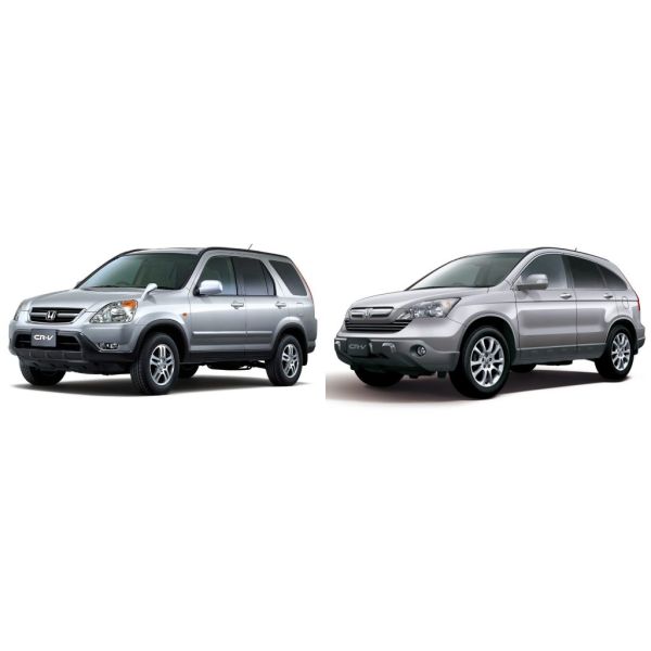(写真左から)2代目CR-V,3代目CR-V