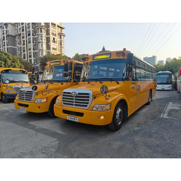 56 high-quality second-hand diesel-fueled yellow schools