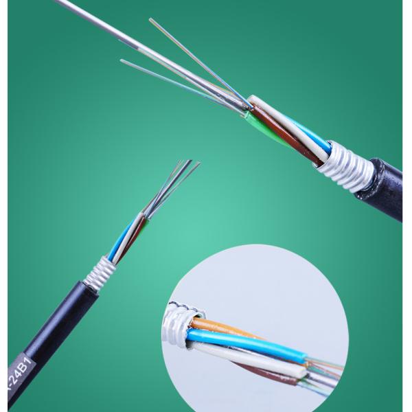 GYTS GYTA GYTS Outdoor Multimode Armored Fiber Optic Cable 48 Core