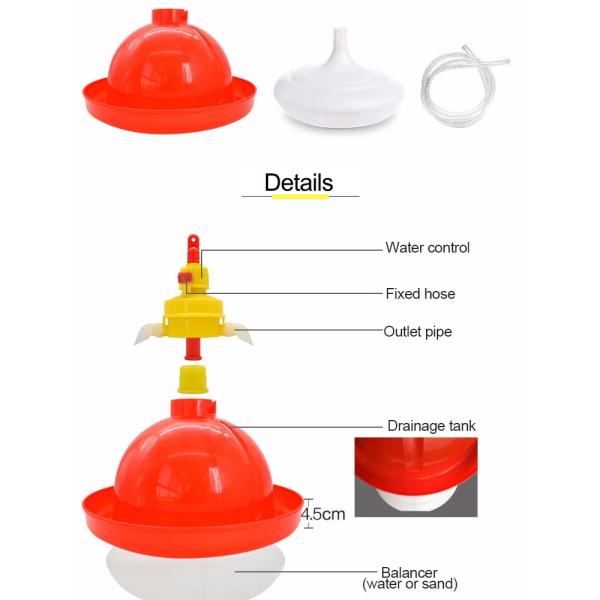 Automatic Plastic 830g Plasson Bell Drinker