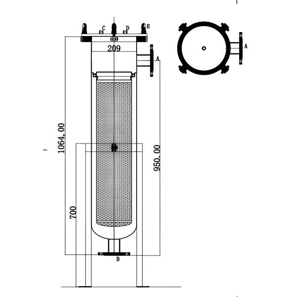 Single-Bag Filter Housing for Electrocoating Process