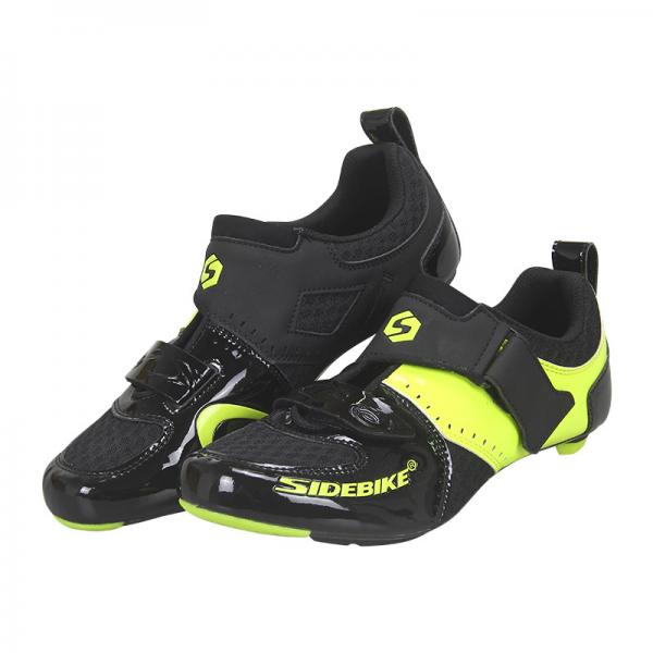 Quality Nylon Sole Road Racing Bicycle Shoes / Breathable Bicycle Bike Shoes for sale