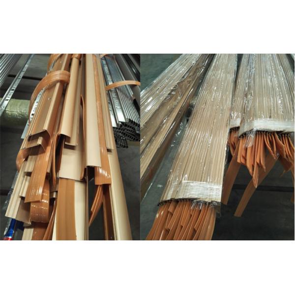 Modern Outdoor No Slip Stair Nosing Screws Firlmly Fixed PVC Rubber Inserted