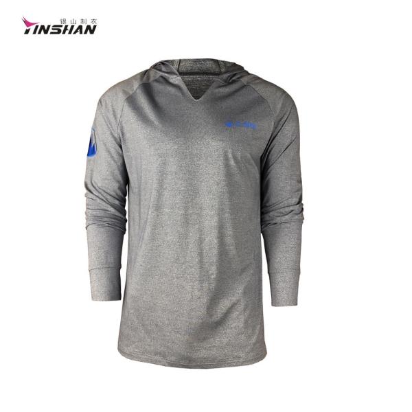 Quick Dry Gym Running Jogging Activewear Lightweight Hoodie for Men Custom Print S/M/L/XL