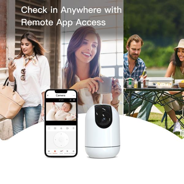 1080P Two Way Audio Video Baby Monitor Bluetooth Wifi 2.4Ghz Cry Detection