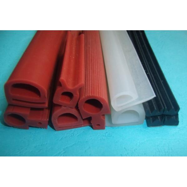 Custom Silicone Rubber Sealing Strips Oven Door Gasket , Durometer Shore 40-80A