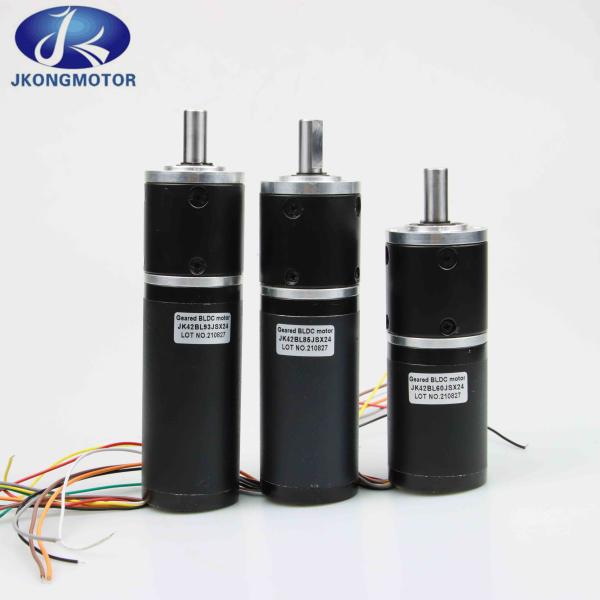 24V 62W 4000rpm Geared Electric Bldc Motor With 6 Leads