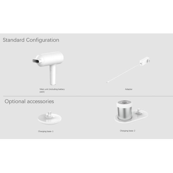 Replaceable Battery Household Salon Black Negative Ion Cordless Hair Blow Dryer