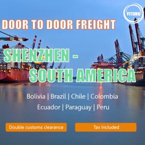 Cheap Weekly DDP International Door To Door Freight Service From China To South America wholesale