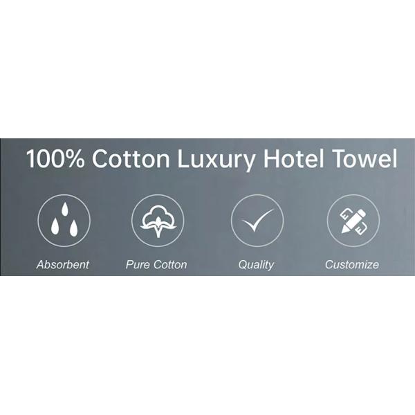 Customized white hotel exclusively for 100% cotton absorbent thickened bath towel