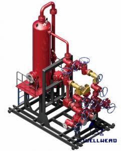 Cheap API 16C Mud Standpipe Manifold Floor Valve Sets Well Control Equipment 5000 Psi wholesale