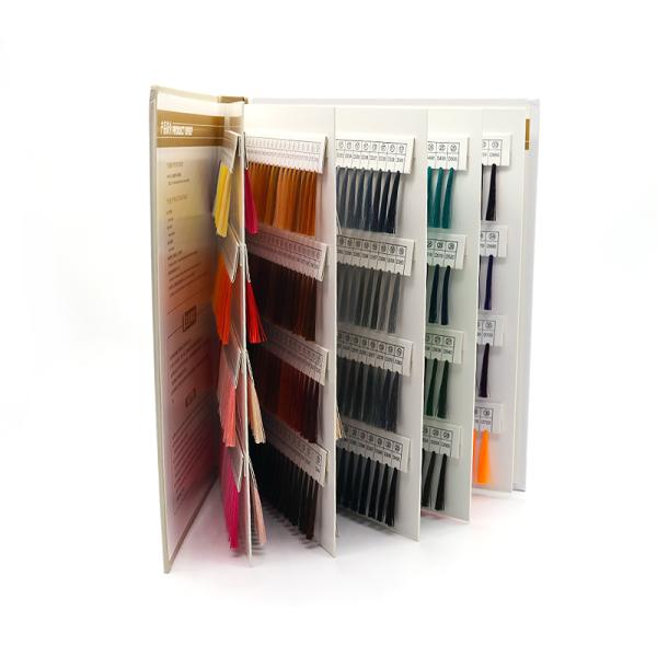 Embroidery Silk Thread Color Cards Book 5000y Length/cone and 100% Polyester