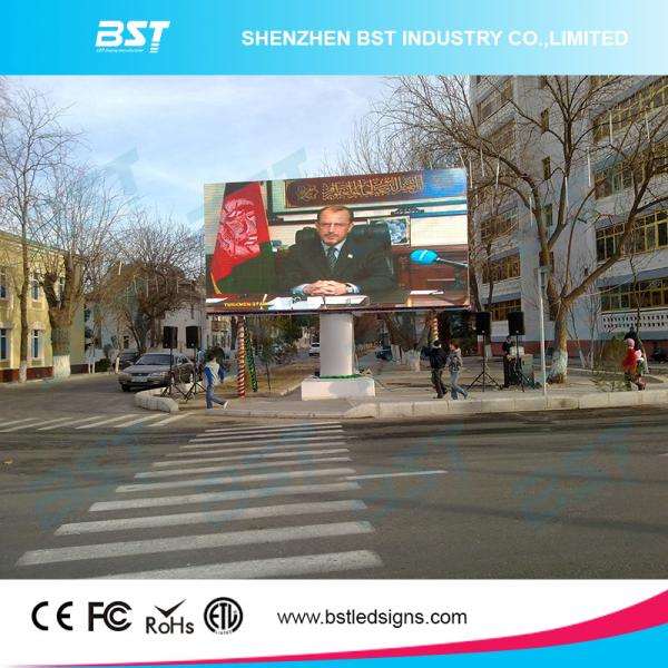 P6 Full Color Large Outdoor Advertising LED Display Video High Resolution