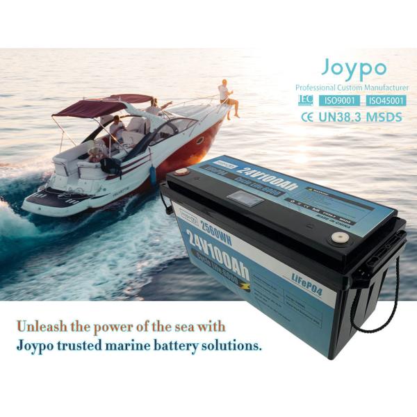 Deep Cycle Marine LiFePO4 Battery Pack Lithium Trolling Motor Battery 24V