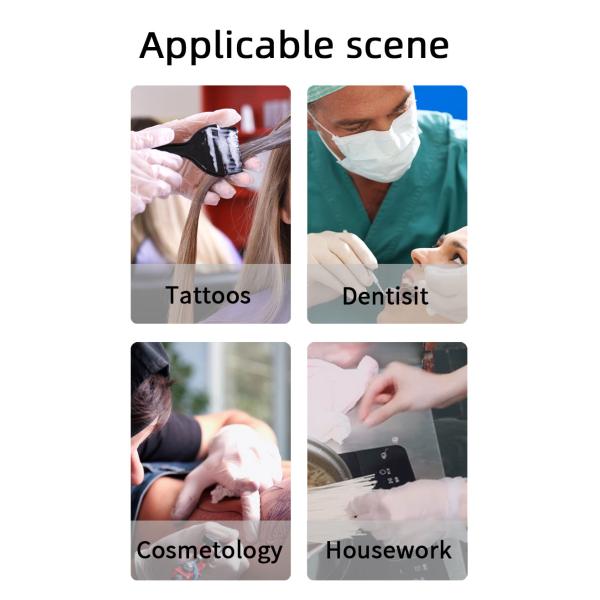 Food Grade Household Cleaning Clear Powder Free Pvc Vinyl Examination Gloves