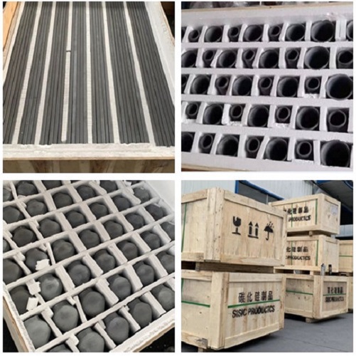 SiSiC Burner Silicon Carbide Tube / Burner Nozzle For Direct Firing