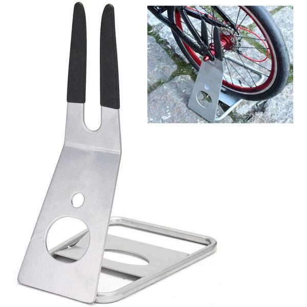 26-29 Inch Bicycle or Road Bike Rear Wheel Stand with Single-side Bracket and Steel Base