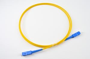 China Customized Length Optical Fiber Patch Cord SC SC SM/MM/OM3 PVC/OFNR/LSZH UPC/APC on sale