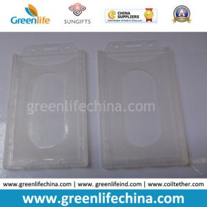 Cheap Durable Office Using Open Faced ID Badge Holder PP White wholesale