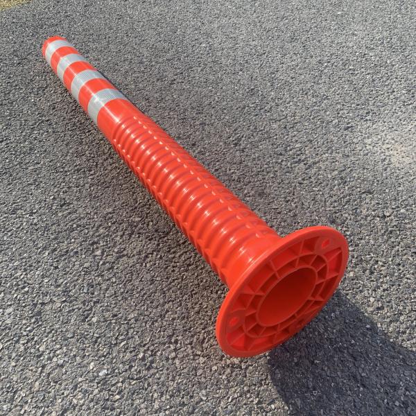 1000mm Flexible PU Warning Post 100cm 40" Inch Spring Delineator Post