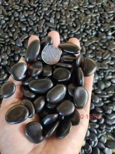 Cheap Black Decorative Pebble Stones  2-3cm wholesale