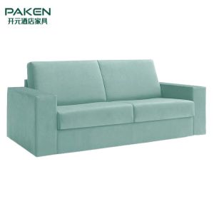 E1 Grade Plywood Veneer Finish Hotel Sleeper Sofa