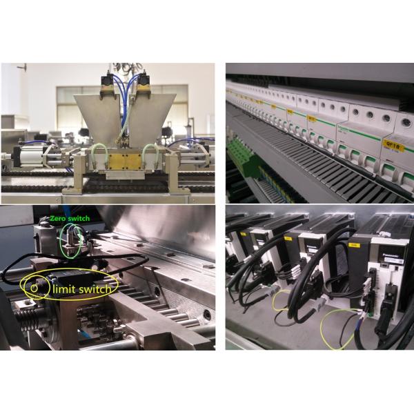 21KW 200kg/hour Chocolate Moulding Machine With Servo Motor Depositor