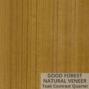 China Teak Natural Wood Veneer Natural Crown Cut Veneer FSC Certification on sale