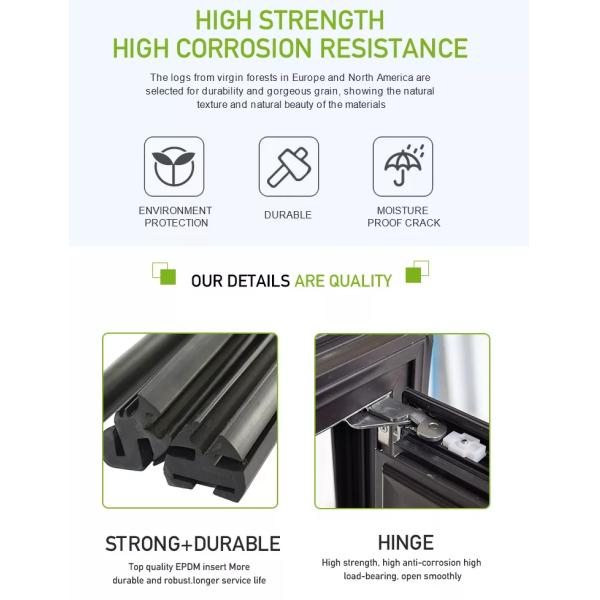 Tesia Double Glazed Temperated High Quality Aluminum Alloy Sliding Windows and Doors