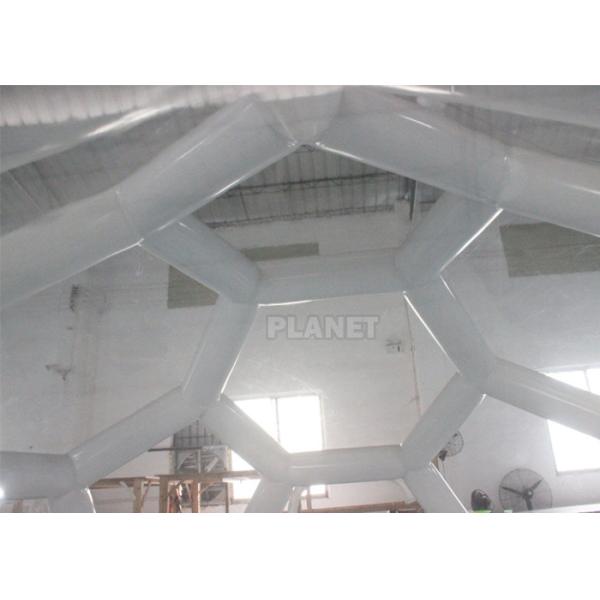 Outdoor Portable 4m Air Sealed Clear Transparent PVC Inflatable Soccer Bubble Camping Tent