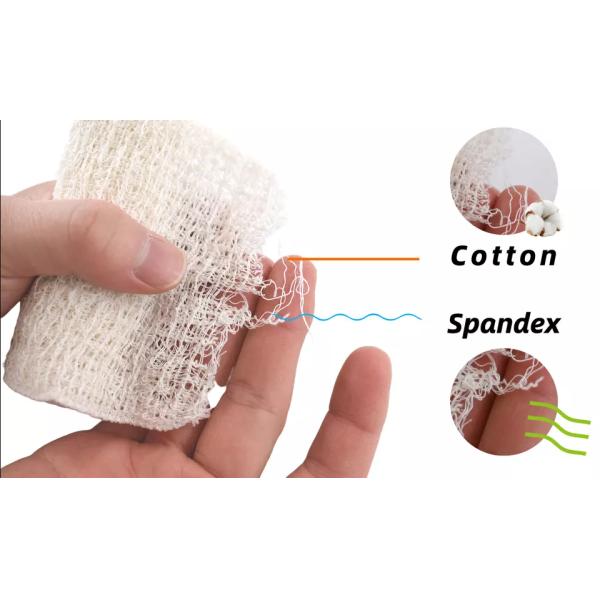 Medical Excellent Stretch Fabric Elastic Crepe Cotton Bandage