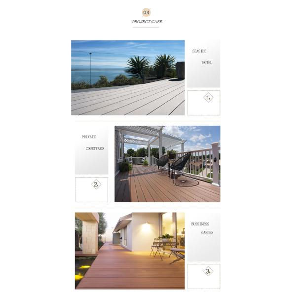 12 Foot WPC Co Extrusion Composite Decking Outdoor Wood Floor OEM