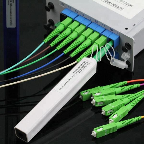 One Click Cleaner Fiber Optic Cable Tools Fiber Cleaning Pen PVC Material