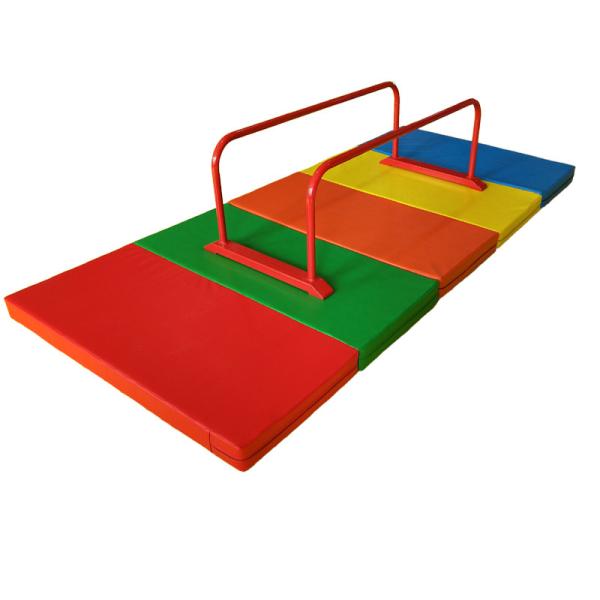 Eco Friendly Indoor Gymnastics Equipment 2500 * 120 * 2400MM Size PVC Material