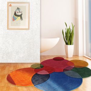 Handmade Wool Blend Living Room Carpet Rugs 1000*1000