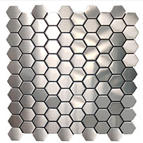 3D Stainless Steel Mosaic Bathroom Floor Tiles,Bathroom Mosaic Wall Cladding
