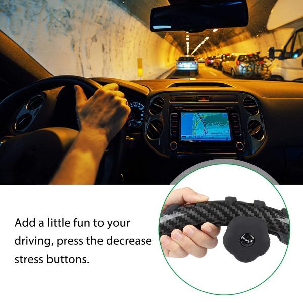 Custom Printed Pvc Car Steering Wheel Cover Heat Resistant For Four Season