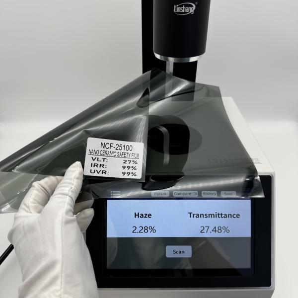 Nano Ceramic Safety Film with 99% IRR and 99% UVR for High Heat Rejection Car Window Tint Film 3mil Thickness