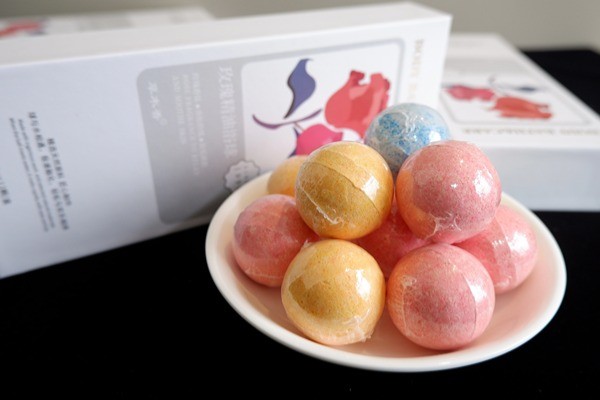 Rose Essential Oil Bath Salt Ball Pure Natural Plant Extraction Bubble Bath Ball