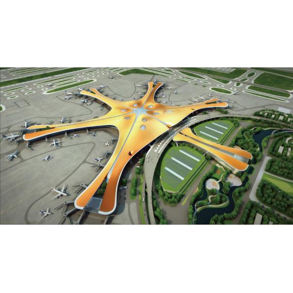 Completed steel structure building project 2