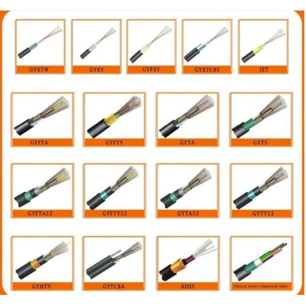 Outdoor Aerial Ftth Figure Gyxtc8s 24 12 Core Optical Cable Fiber Self Supporting