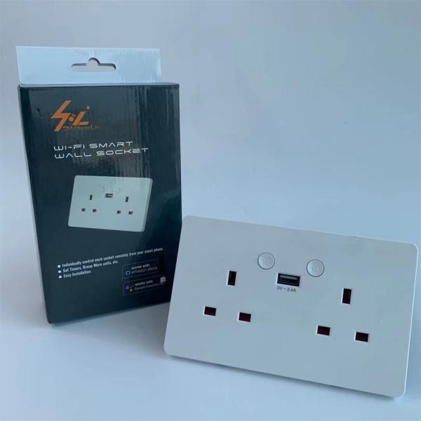 UK US FRENCH EU Smart Wall Socket
