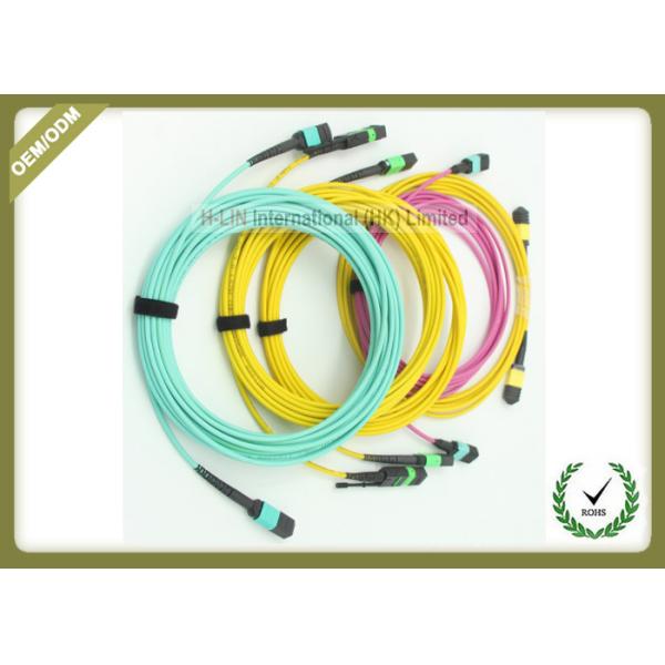 Low Insertion Loss Fiber Optic Patch Cord LSZH / OFNP Jacket For Servo System
