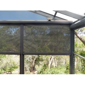 Cheap Window Zip Track Awning Sunscreen Blinds 52x10mm Alu Anodized wholesale