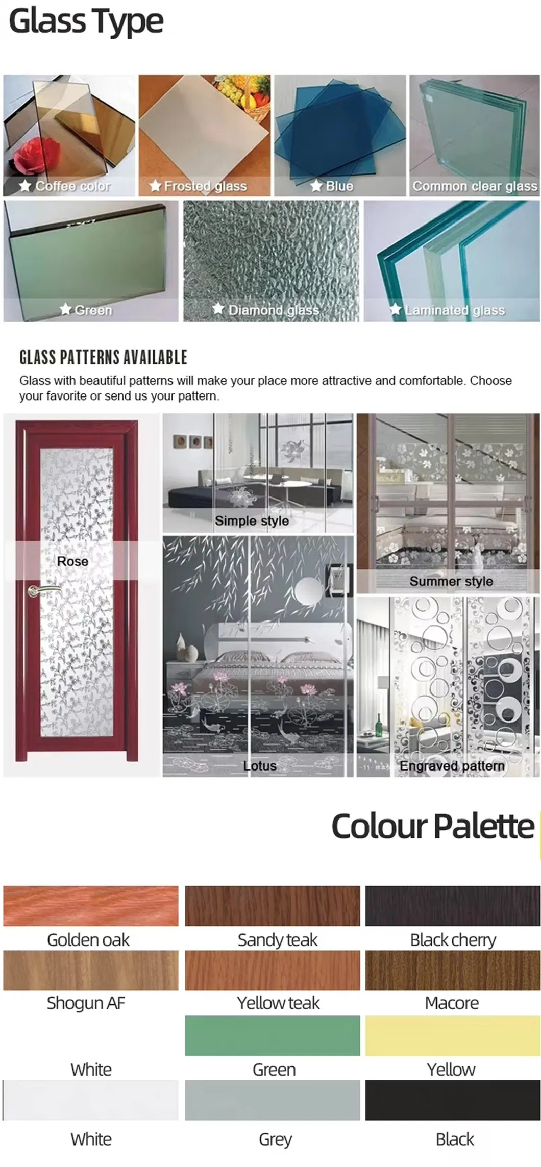 Modern Design Hot Selling Manufacturer Thermal Aluminum Casement Windows Double Glazed Tempered Glass Aluminium Awning