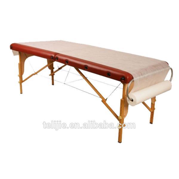 PE Coated 60gsm Disposable Non Woven Bed Sheet