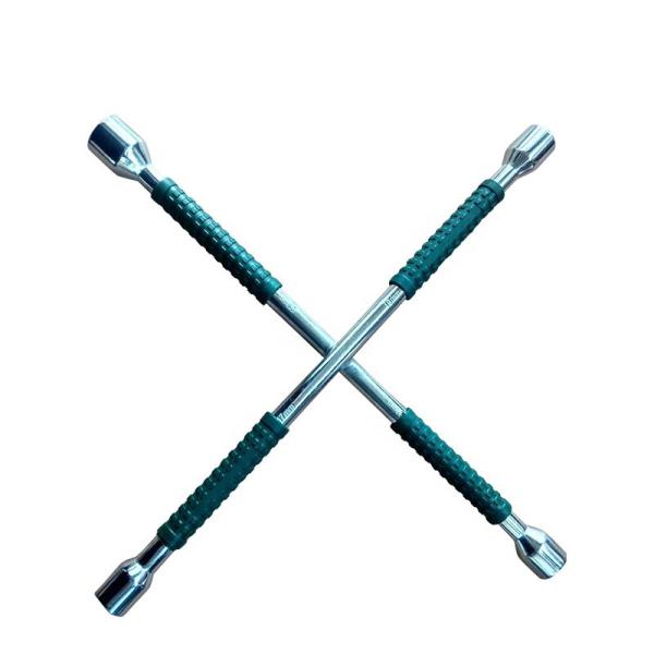 Soft Handle Four Way Lug Nut Wrench 18 Inch Car Tire Nut Remover