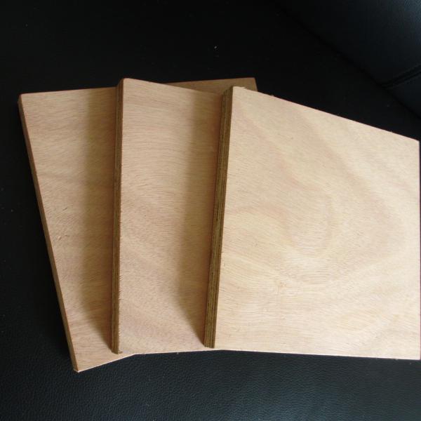 Commercial Natural Okoume Veneer Faced Plywood For Furniture