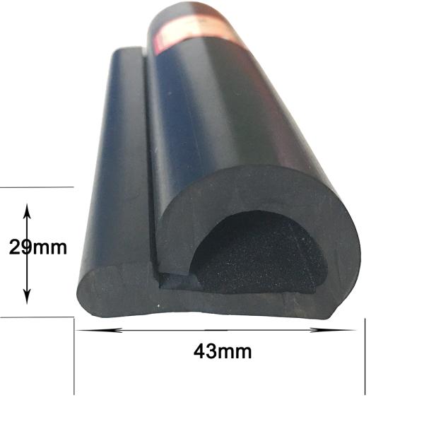 Protect Your Boat with D Shape Heavy Duty Marine Dock Edging Bumpers